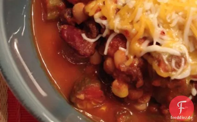 Throw-in-a-pot Vegetarische Chili