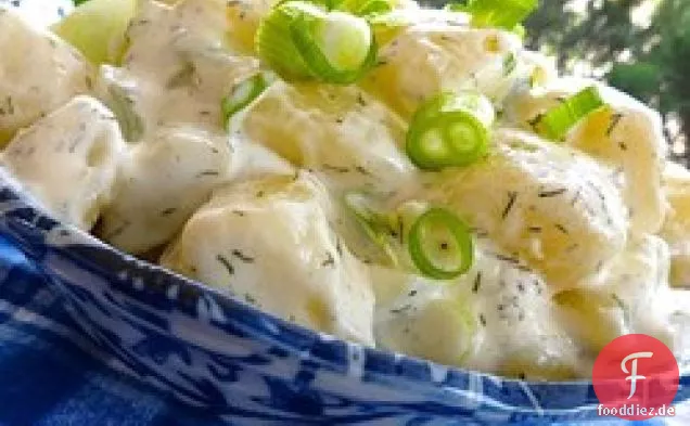 Einfacher Kartoffelsalat mit Dill