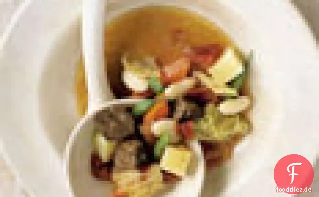 Chunky Rindfleisch und Gemüsesuppe