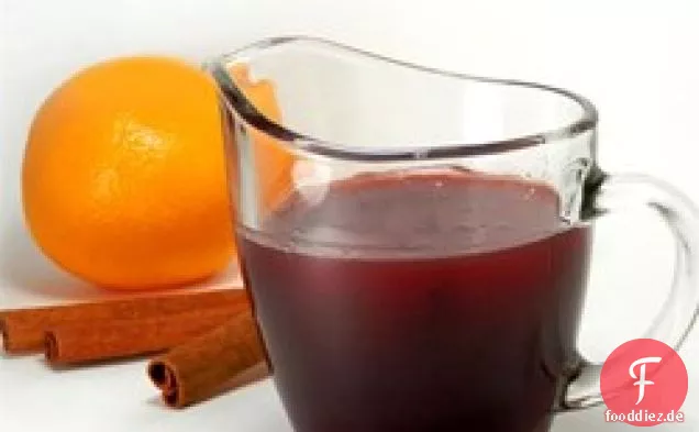 Einfache Orange Cranberry Glasur