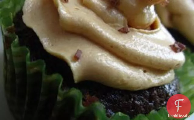 Erdnussbutter-und Bananen-Zuckerguss