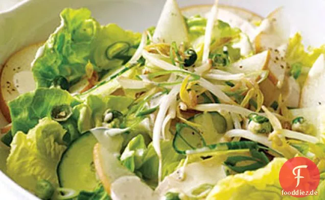 Asiatischer Hühnersalat mit Wasabi-Dressing