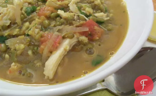 Würzige Mungobohnensuppe