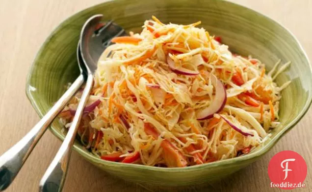 Krautsalat mit Kreuzkümmel-Limetten-Vinaigrette