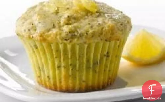 Zitronen-Mohn-Muffins mit Truvia® Backmischung
