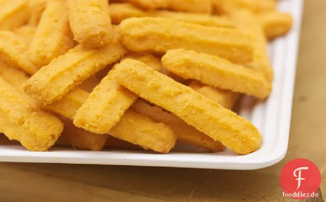 Cheddar-Käse-Strohhalme