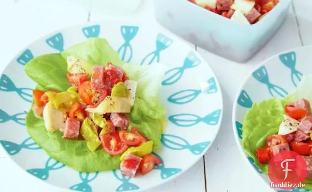 Antipasto Sommer-Salat Wraps