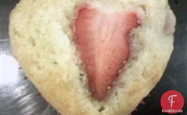 Valentinstag Erdbeer-Muffins