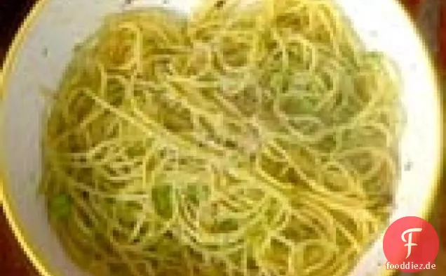 Spaghetti mit Grünem Tomaten-Spaghetti con Pomodori Verdi