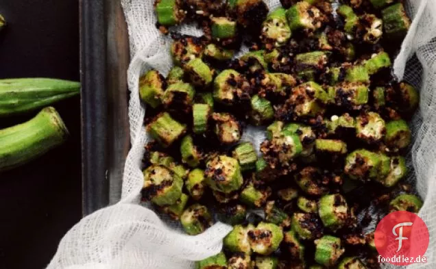 Gebratene Okra