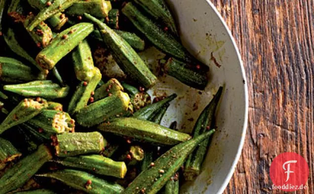 Indisch gewürzte Okra