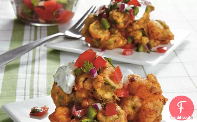 Okra-Krabben-Beignets