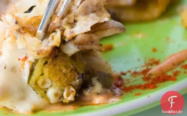 Ich Liebe Okra! Maiskuchen umklappen