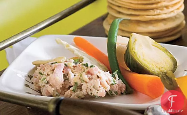 Gefülltem Schinken-Terrine