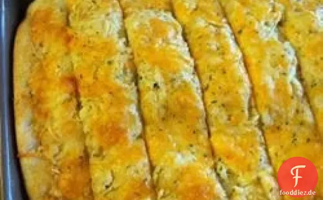 Knoblauch-Käse-Fladenbrot