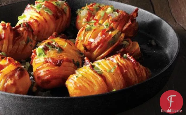 Bacon Hasselback Kartoffeln