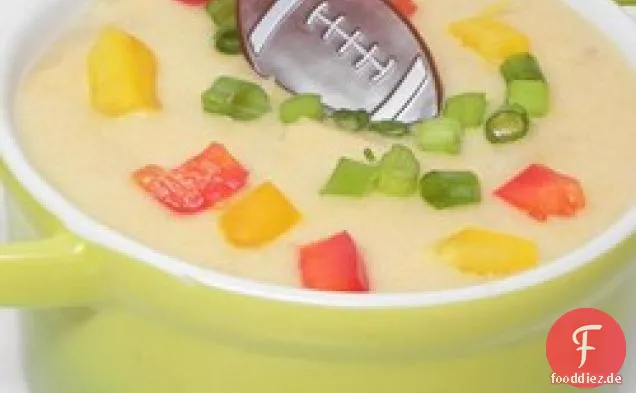 Fußball Sonntag Bier Käsesuppe