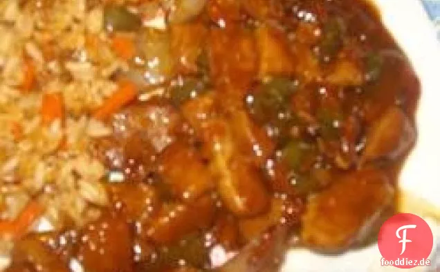 Honig Schweinefleisch Oriental