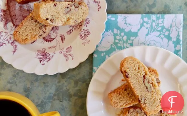 Erdnussbutter Pecan Biscotti