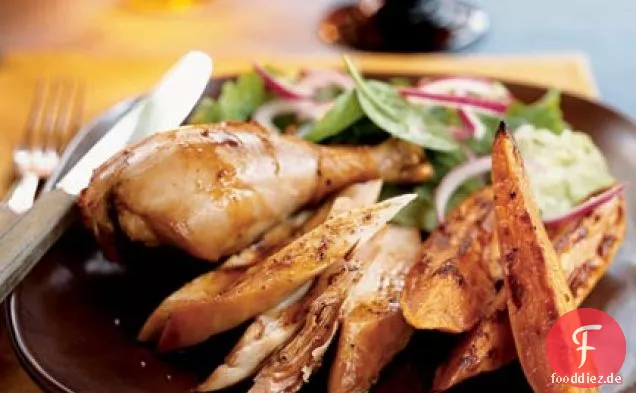 Cider-gebratenes Huhn