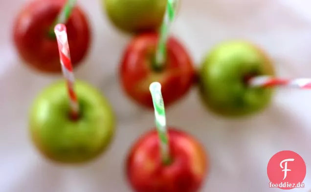 Erdnussbutter-Karamell-Äpfel