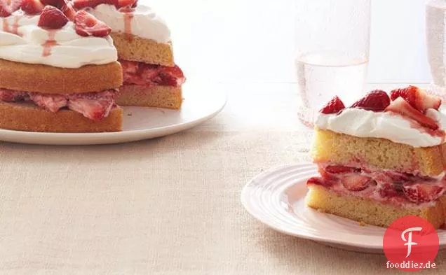 Klassische Erdbeer-Shortcake