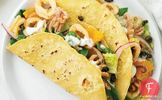 Mediterrane Calamari Tacos