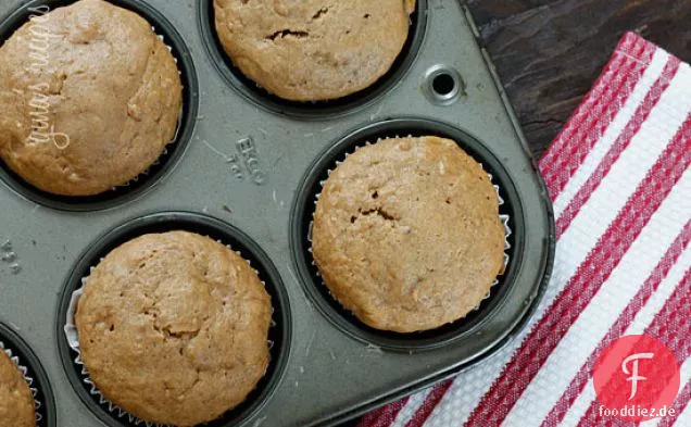 Erdnussbutter-Bananen-Muffins