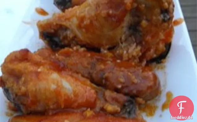 Gesündere Buffalo Chicken Wings im Restaurant-Stil
