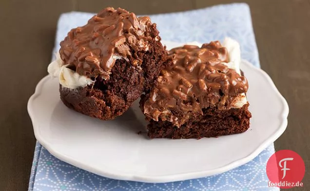 Erdnussbutter Marshmallow-Crunch Brownies