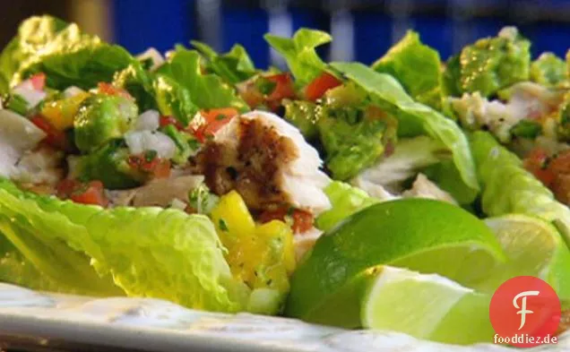 Mahi Mahi Salat Wraps
