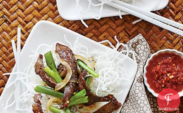 Mongolisches Rindfleisch