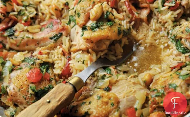 Hähnchen-Erdnuss-Perloo Rezept