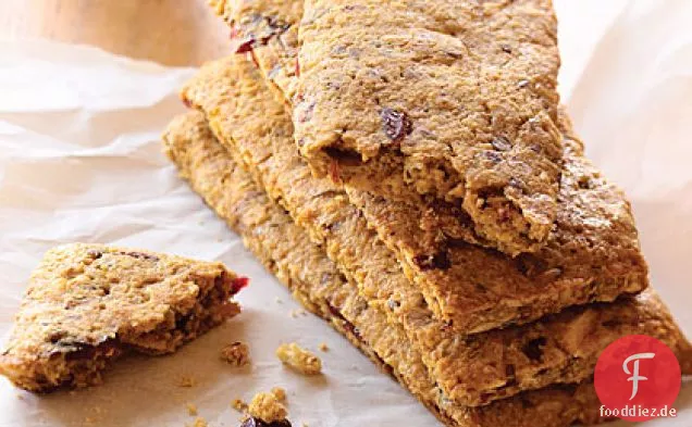 Erdnussbutter Cranberry Go-Bars