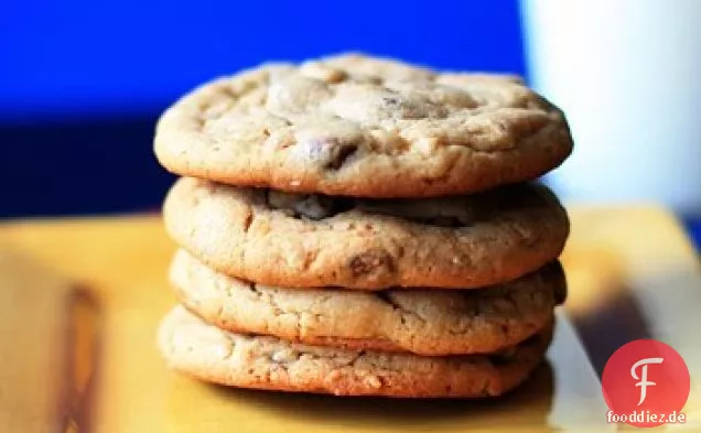 Haferflocken Erdnuss Butter Chip Cookies