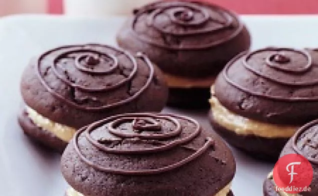 Erdnussbutter Whoopie Pies