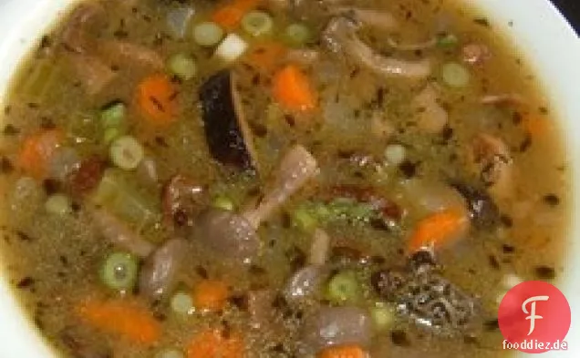 Pilzsuppe ohne Sahne