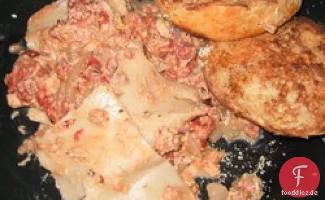 Alaska Lachs in Dosen Carbonara