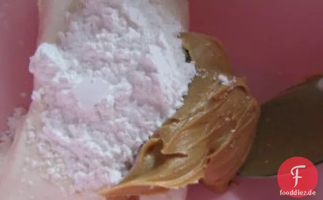Schokolade Erdnussbutter Cheeseball