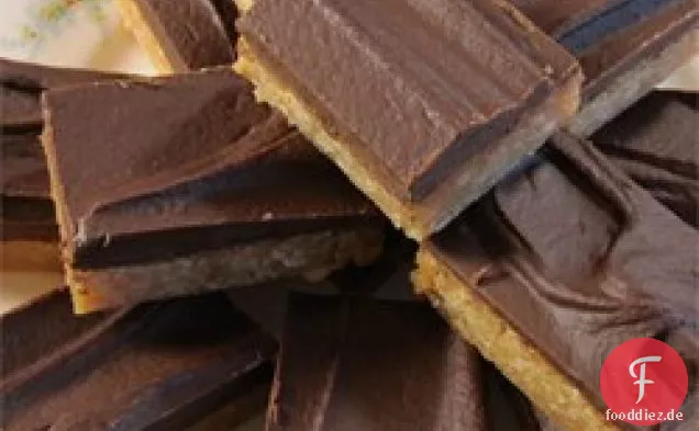 Schokolade Frosted Toffee Bars