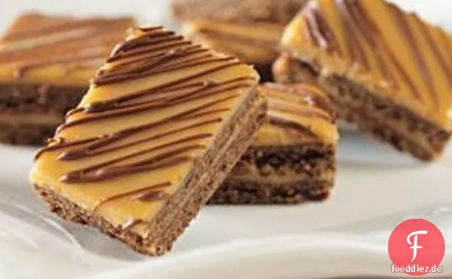 Erdnussbutter glasierte Schokoriegel