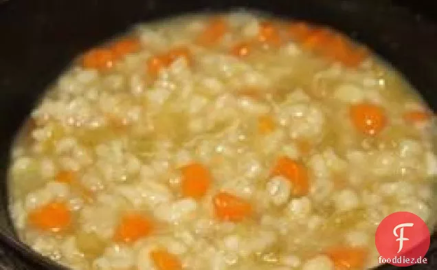 Rindfleisch-weniger Rindfleisch Gerstensuppe