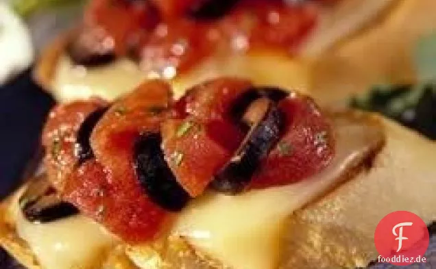 Tomaten Crostini mit Fontina Käse