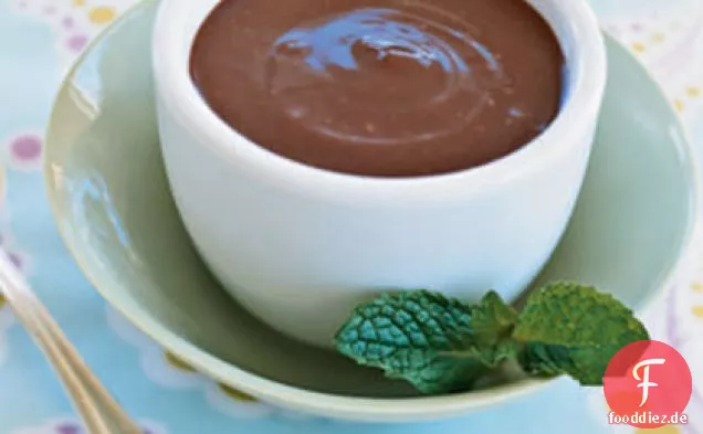 Schokoladen-Minze-Pudding