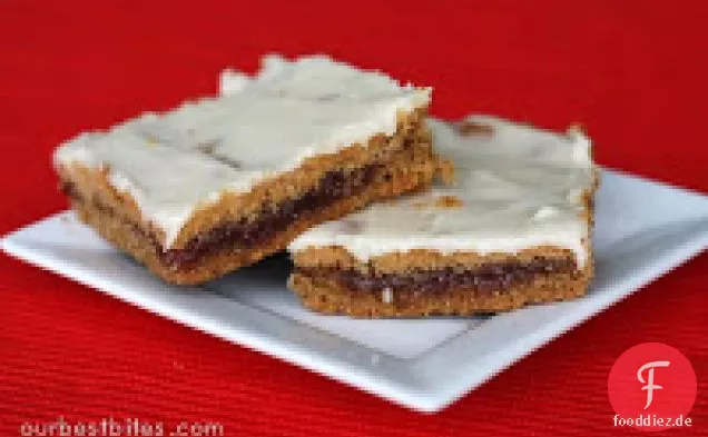 Erdnussbutter & Marmelade Bars