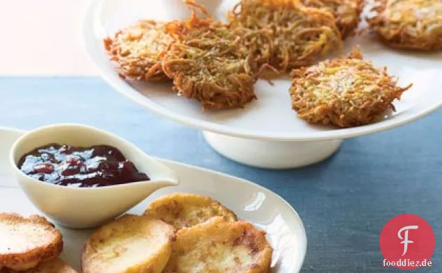 Süßkartoffel-Pastinaken Latkes