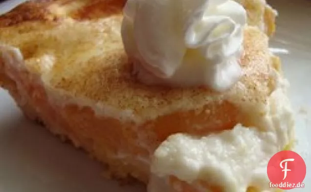Preisgekrönte Pfirsiche und Cream Pie