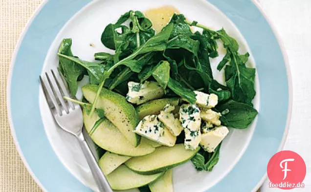 Rucola-Birnen-Salat mit Ahorn-Vinaigrette