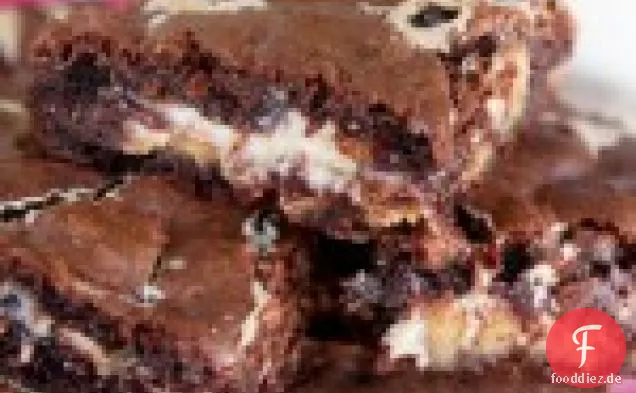 Ooey-klebrige Erdnuss-Butter-Brownies