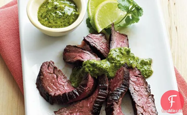 Rocksteak mit Chimichurri Sauce